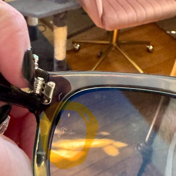 Ray-Ban Mega Hawkeye RB0298 tortoise & green w/ grey lens unisex sunglasses, EUC - Picture 5 of 11